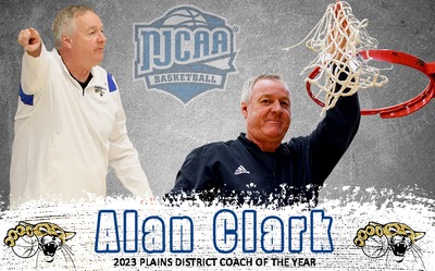 Barton women's basketball Head Coach Alan Clark - 2023 Plains District Coach of the Year
