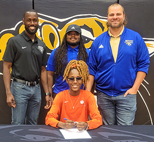 Barton Track and Field's Lashanna Graham signing with Clemson University